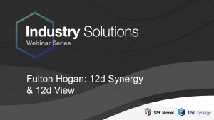 12d Synergy and 12d View for Surveyors