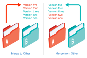 12d Synergy 4.2 Version Merging Diagram