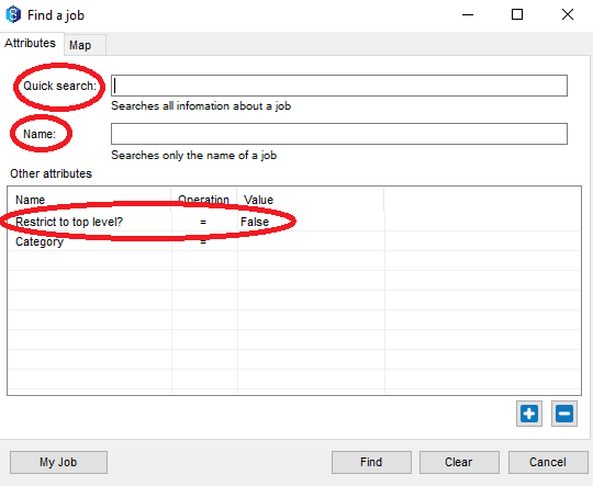 12d Synergy Searching - Find a Job Panel