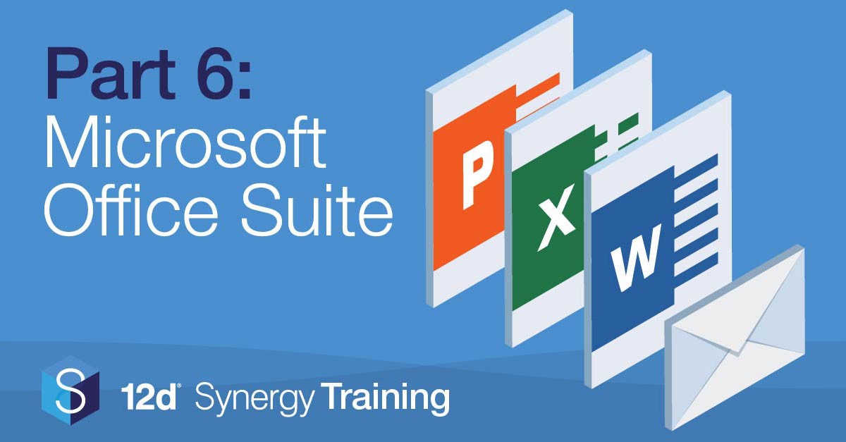 Integrating Microsoft Office Suite – 12d Synergy 101 Training Series – Part 6