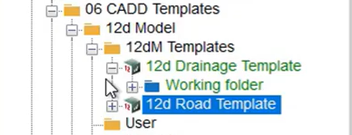 12d Model Templates - 12d Synergy Administrator 
