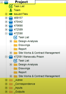 Cardno 12d Synergy Folder Structure