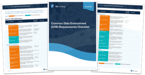 Page Spread of CDE Checklist detailing the PDF's contents