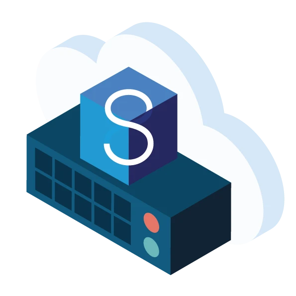 12d Synergy Cloud Server isometric graphic