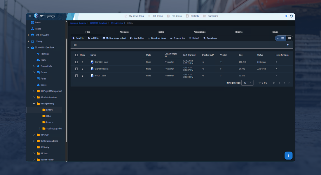 Centralized Data Management