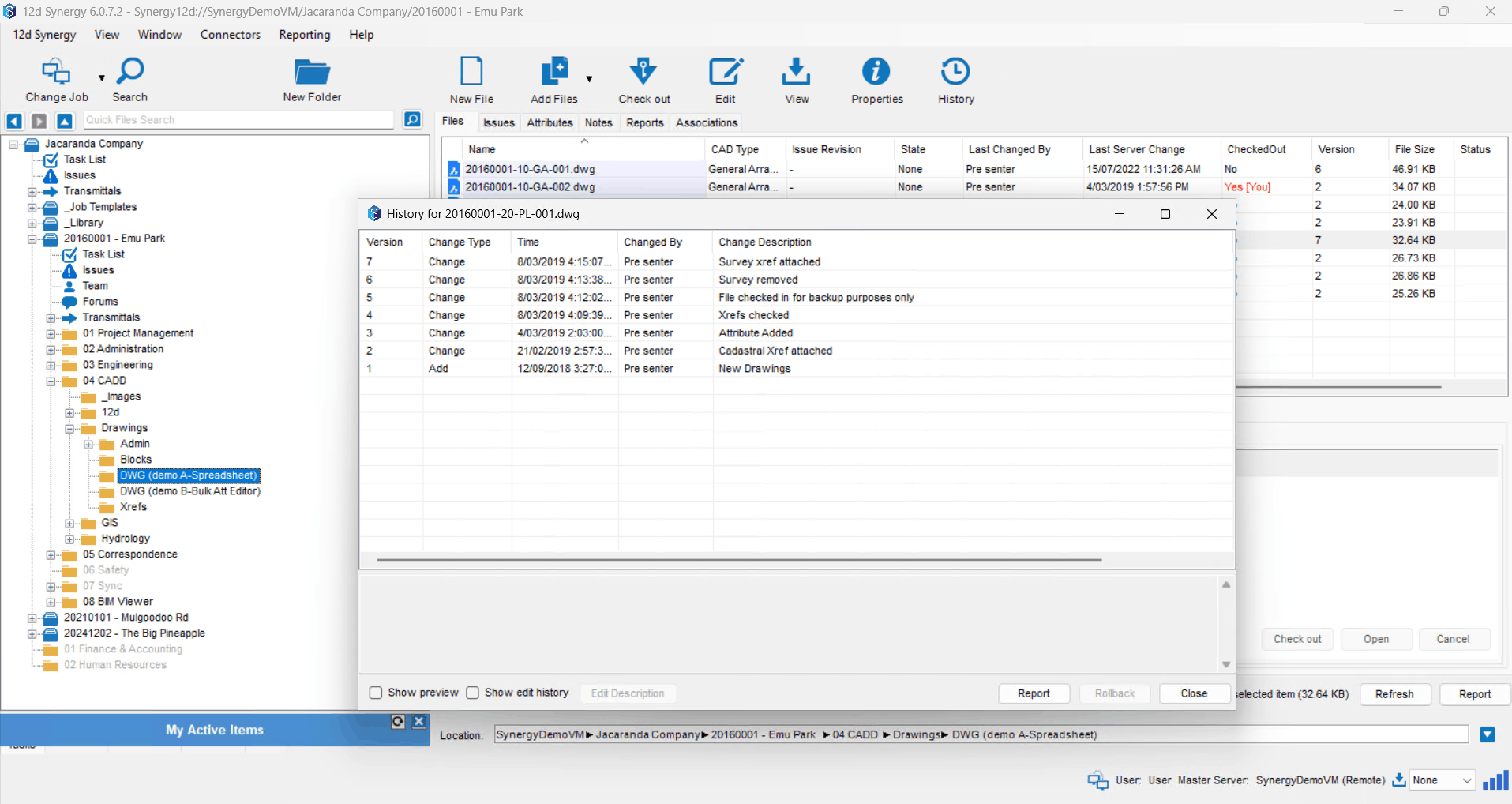 Audit Trail in BricsCAD