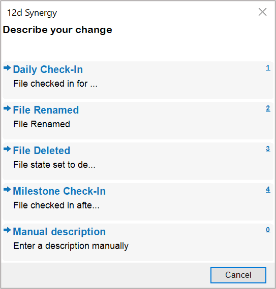Check-in / Check-out in BricsCAD
