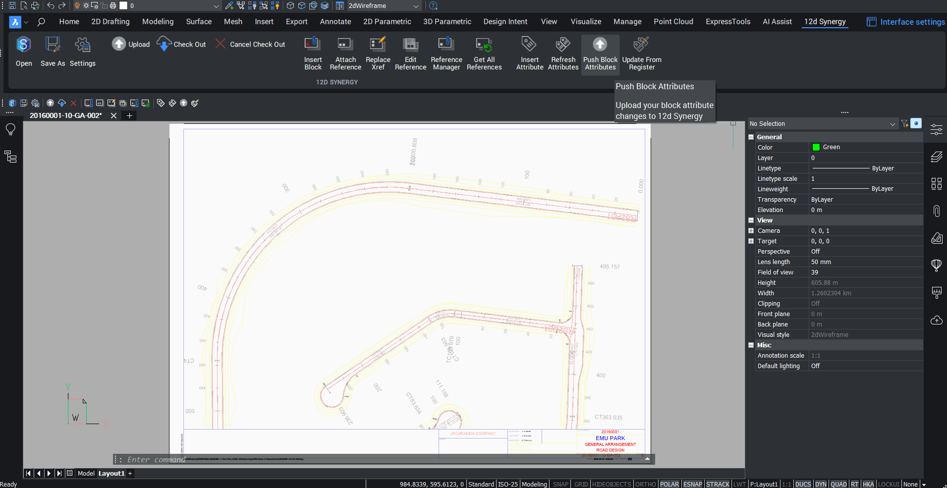 Push Block Attributes in BricsCAD