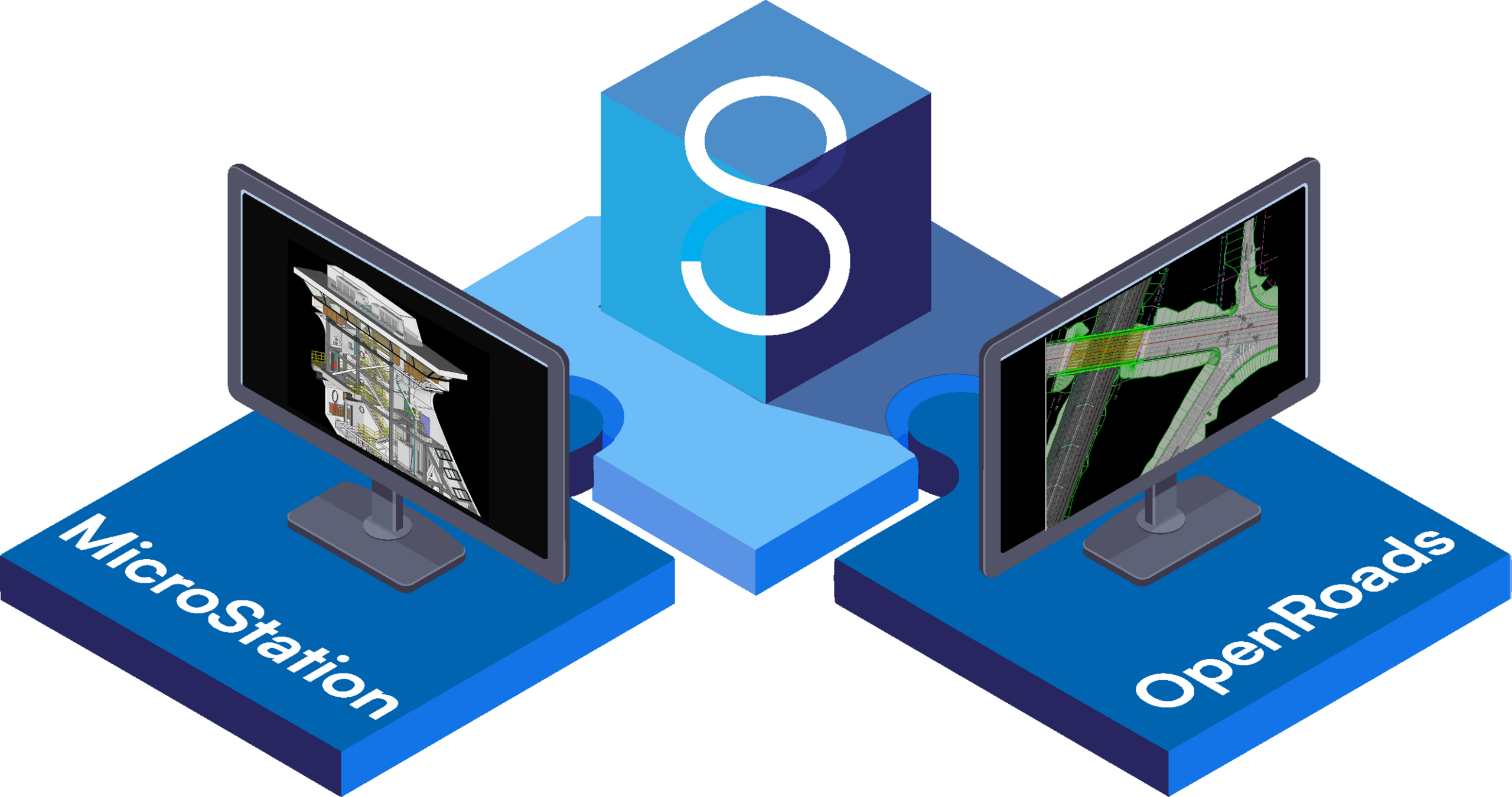 MicroStation & OpenRoads Logo